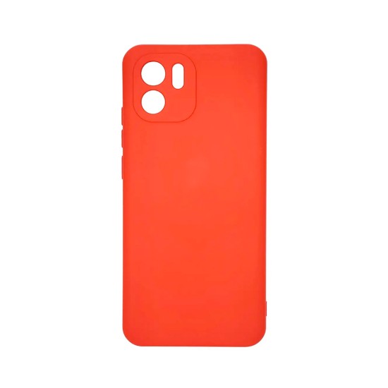 Funda de Silicona con Marco de Cámara para Xiaomi Redmi A1/Redmi A2 Rojo
